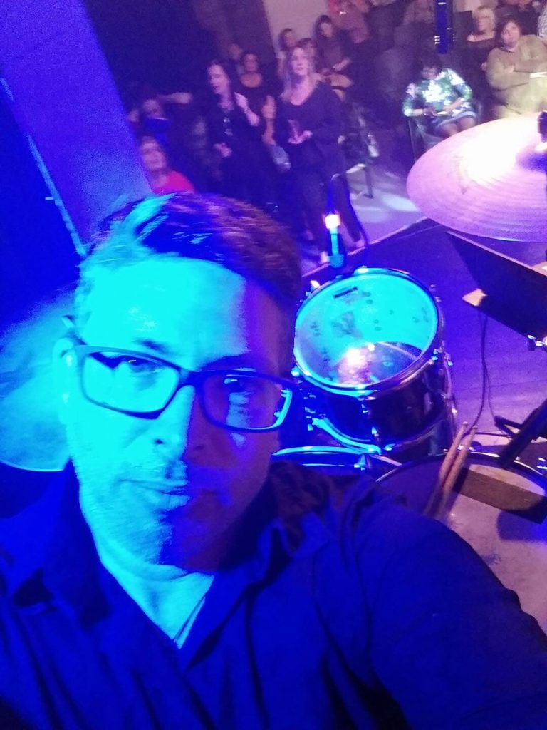 Guy drums rehersal with ronen doron